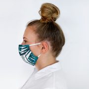 1Bild: Grüne Mundschutzmaske. Masken kaufen. Mehrfach verwendbare Maske kaufen