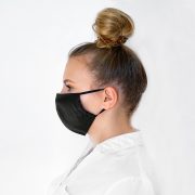 Bild: Schwarze Mundschutzmaske. Masken kaufen