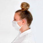 Bild: Weisse Mundschutzmaske. Masken kaufen.